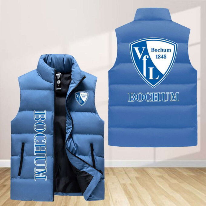 Vfl Bochum Sleeveless Puffer Jacket Custom For Fans Gifts