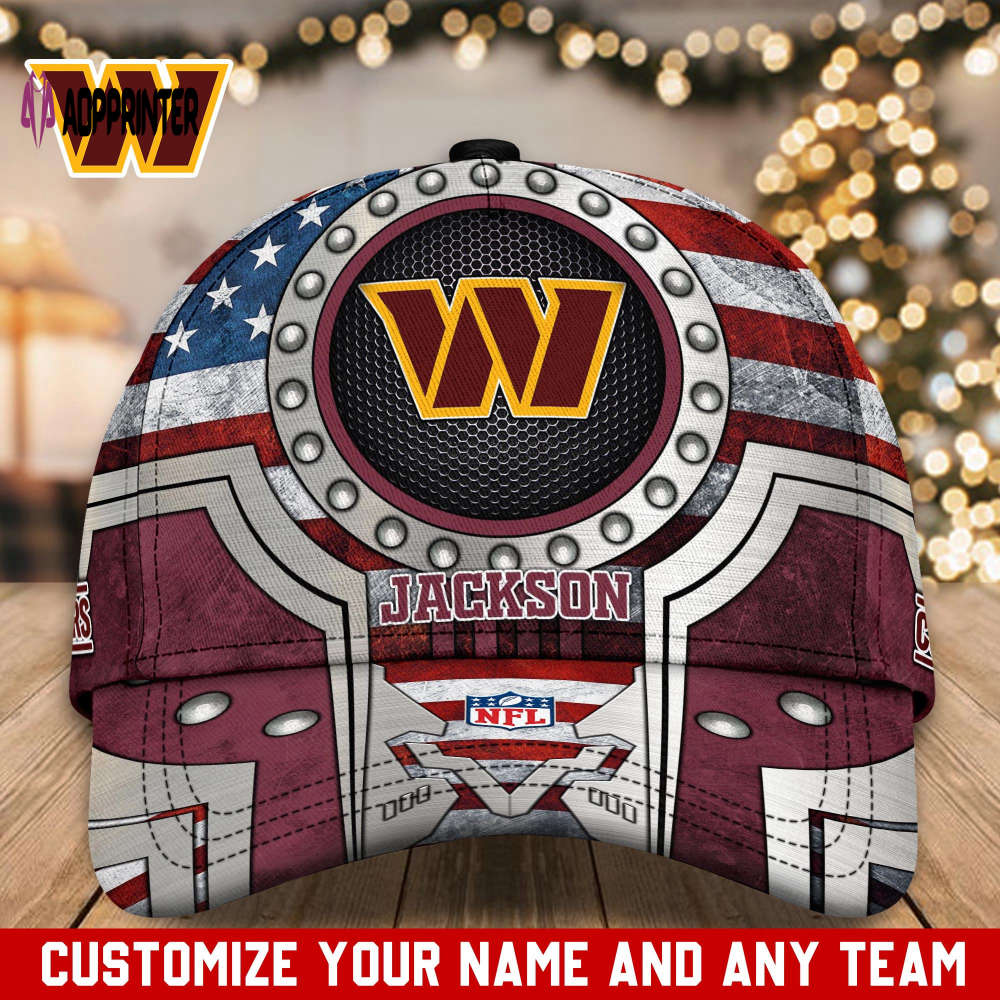Washington Commanders NFL Classic CAP Hats For Fans Custom Washington Commanders NFL Classic CAP Hats For Fans Custom