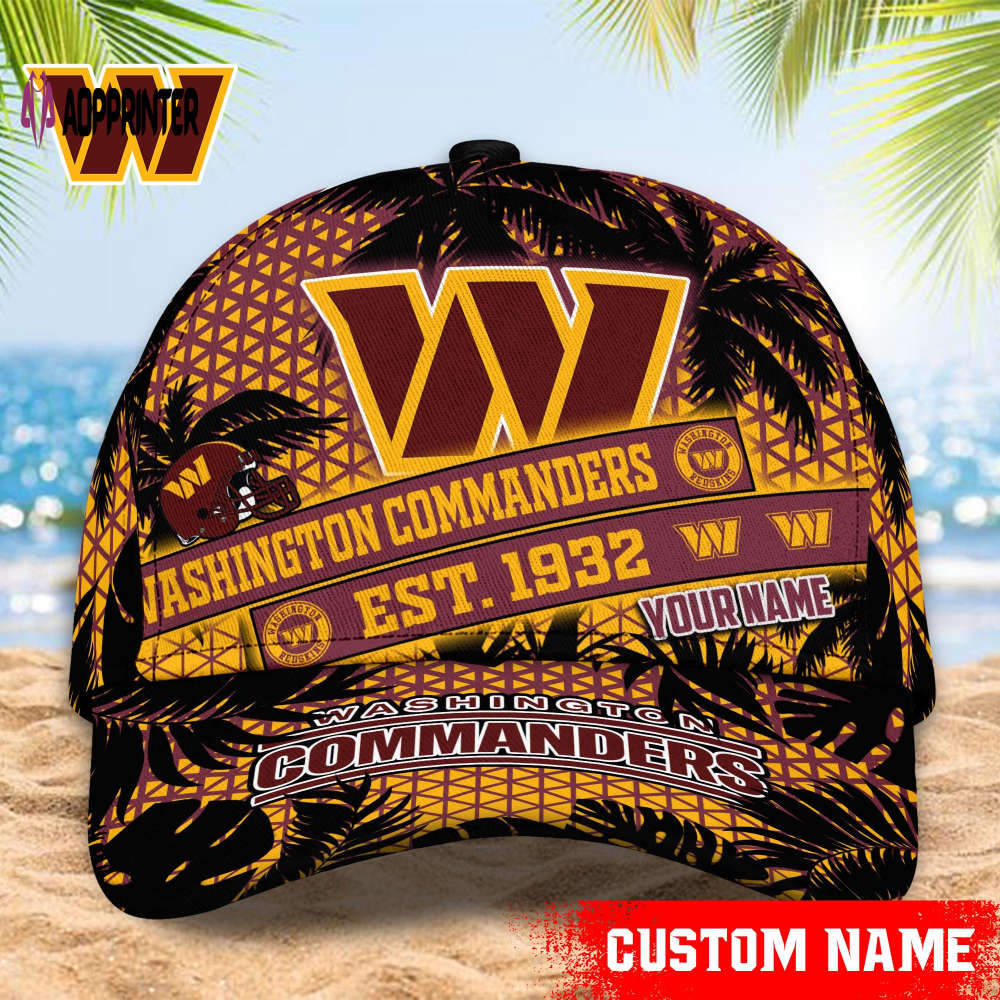 Washington Commanders NFL Classic CAP Hats For Fans Custom Washington Commanders NFL Classic CAP Hats For Fans Custom