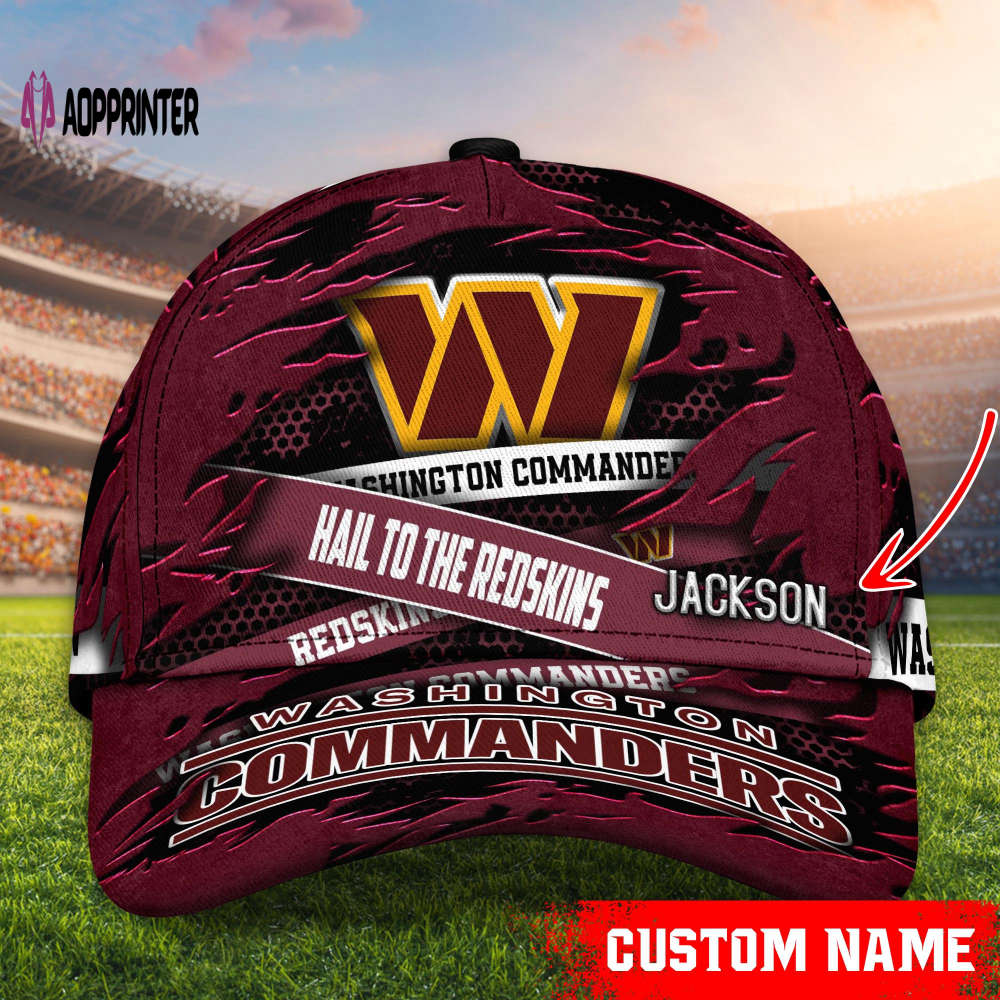 Washington Commanders NFL Classic CAP Hats For Fans Custom Washington Commanders NFL Classic CAP Hats For Fans Custom