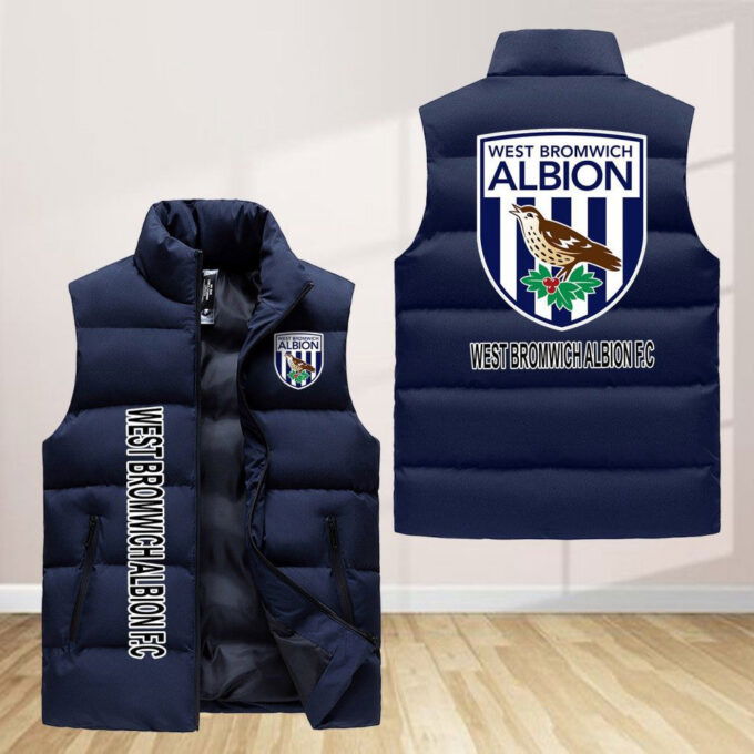 West Bromwich Albion F.C Sleeveless Puffer Jacket Custom For Fans Gifts