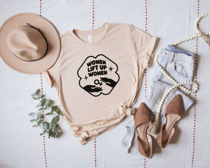Women Lift Up Women T Shirt Feminism Shirt Equal Rights Liberal Unisex Ladies Tee Tee Shirt Women Rights Shirt Hands Drawing Shirt