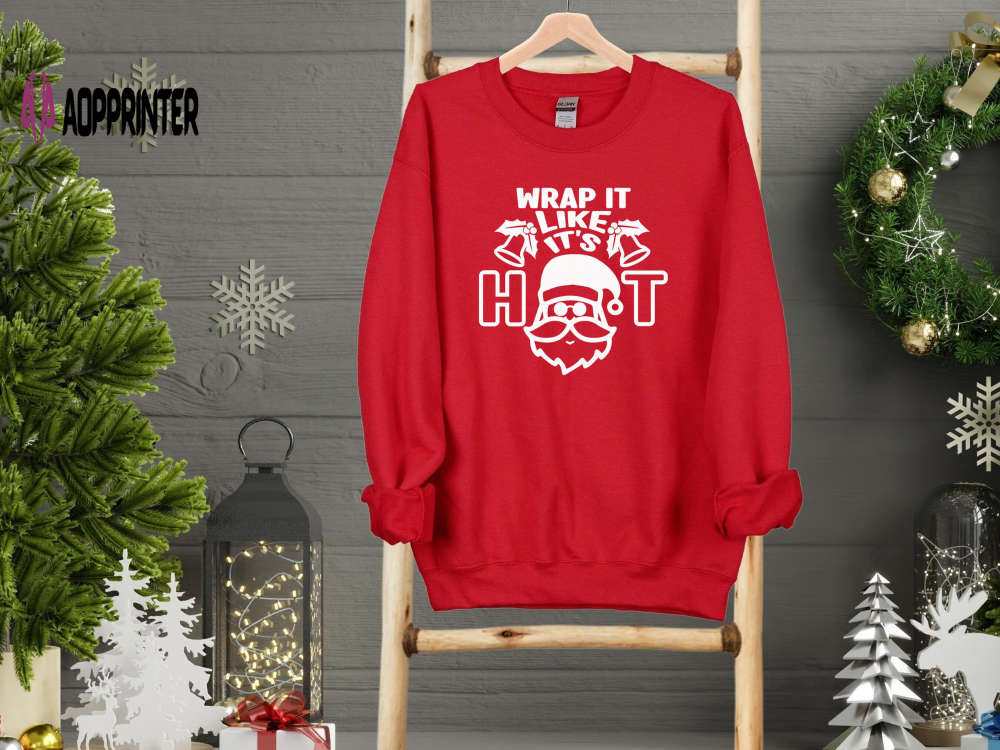 Wrap It Like It’s Hot Sweatshirt Funny Chirstmas Shirt Christmas Sweatshirt Custom Family Christmas Shirt Santa Sweatshirt Wrap It Like It’s Hot Sweatshirt Funny Chirstmas Shirt Christmas Sweatshirt Custom Family Christmas Shirt Santa Sweatshirt