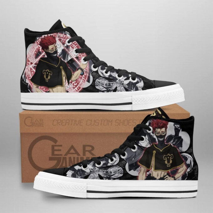 Zora Ideale High Top Shoes Custom Black Clover Anime For Fans