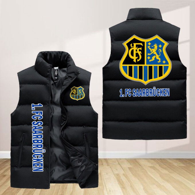 1. Fc Saarbrucken Sleeveless Puffer Jacket Custom For Fans Gifts