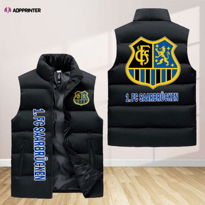 1. Fc Saarbrucken Sleeveless Puffer Jacket Custom For Fans Gifts