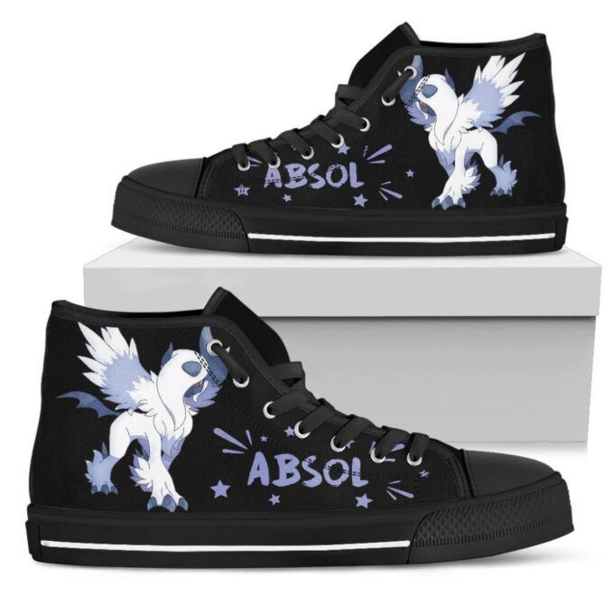 Absol High Top Shoes Custom For Fans Pokemon