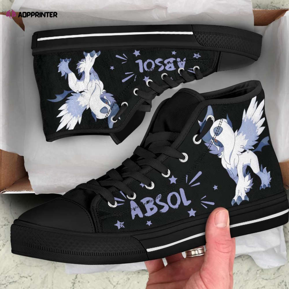 Absol High Top Shoes Custom For Fans Pokemon Absol High Top Shoes Custom For Fans Pokemon