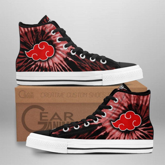 Akatsuki Cloud High Top Shoes Custom Naruto Anime For Fans