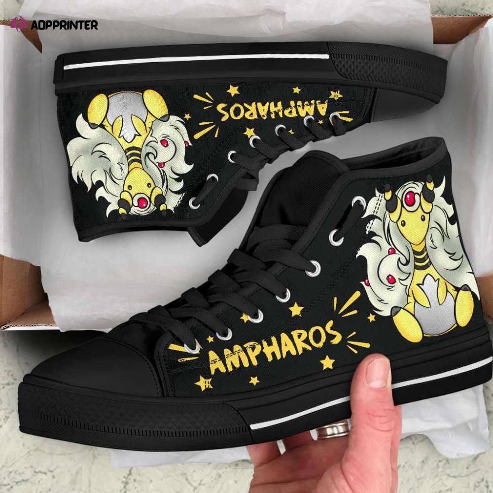Ampharos High Top Shoes Custom For Fans Pokemon Ampharos High Top Shoes Custom For Fans Pokemon