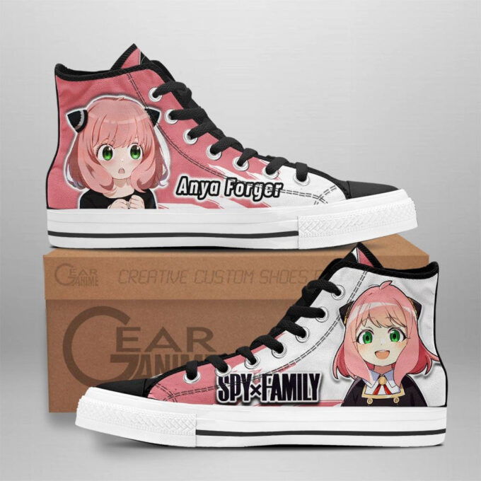 Anya Forger High Top Shoes Custom Spy X Family Anime For Fans