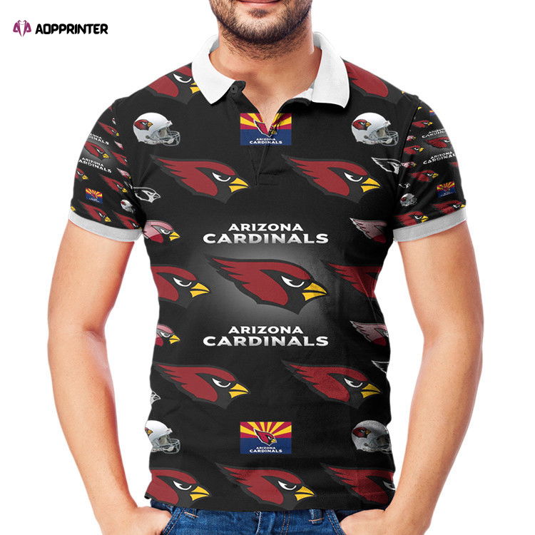 Arizona Cardinals Logo v4 3D Gift for Fans Polo Shirt Arizona Cardinals Logo v4 3D Gift for Fans Polo Shirt