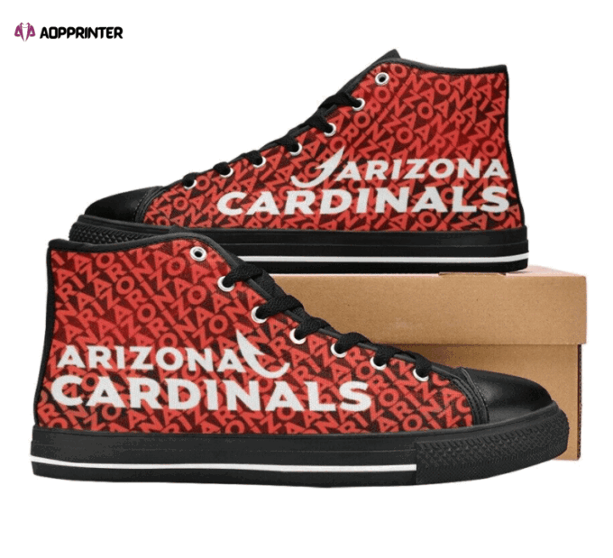 Arizona Cardinals NFL Football Custom Canvas High Top Shoes