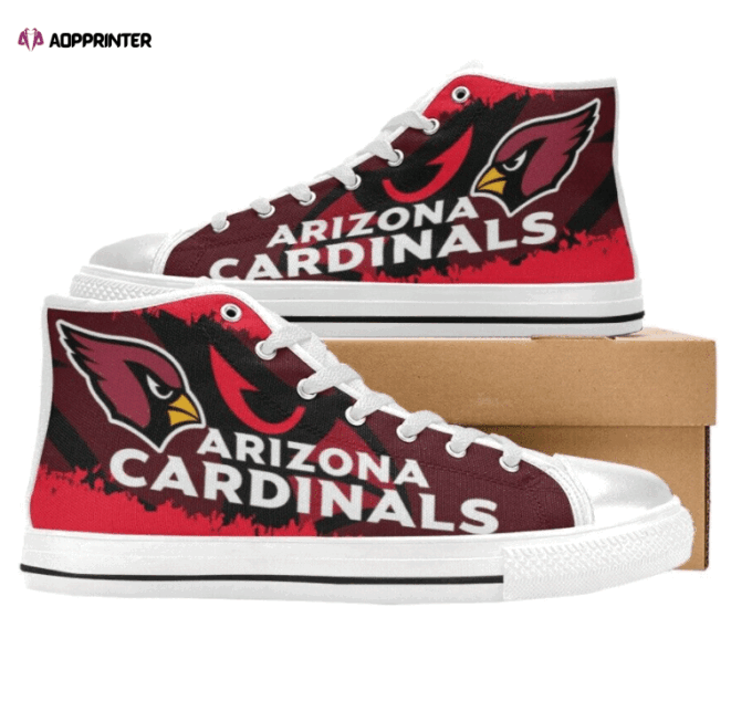 Arizona Cardinals NFL Football Custom Canvas High Top Shoes
