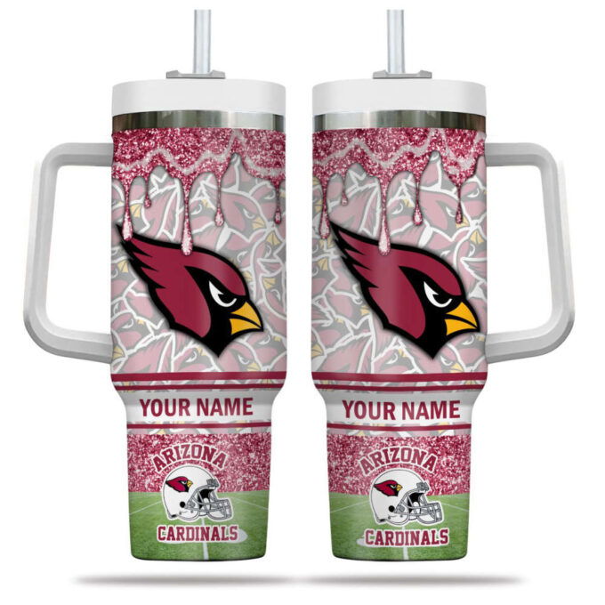 Arizona Cardinals NFL Personalized Stanley Tumbler 40oz Gift for Fans