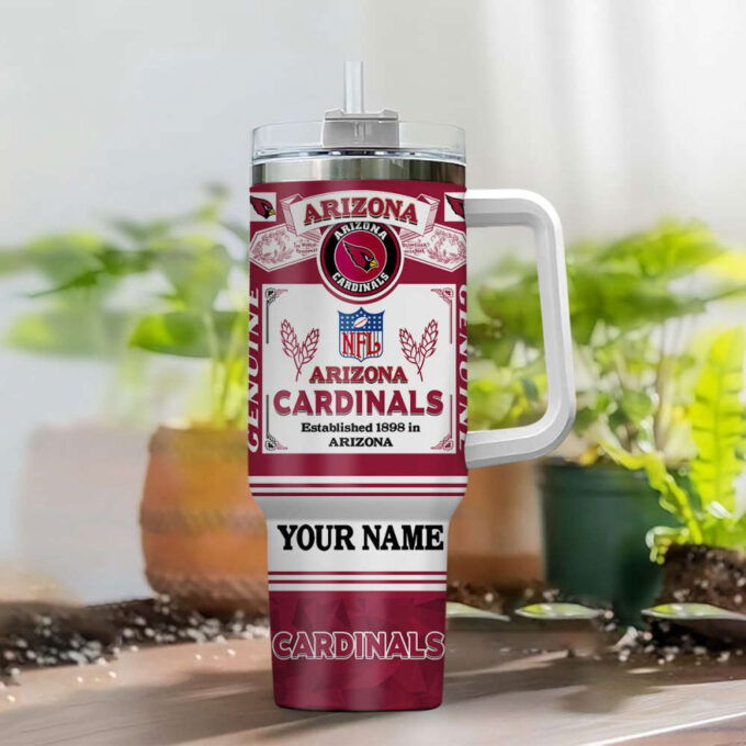 Arizona Cardinals NFL Super Bowl Champs Pride Personalized Stanley Tumbler 40Oz Gift for Fans