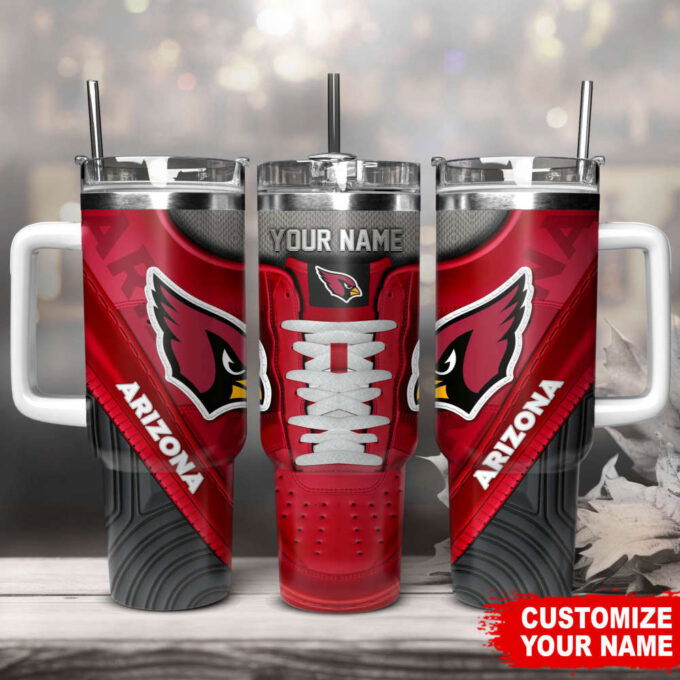 Arizona Cardinals Sneaker NFL Personalized Stanley Tumbler 40Oz Gift for Fans