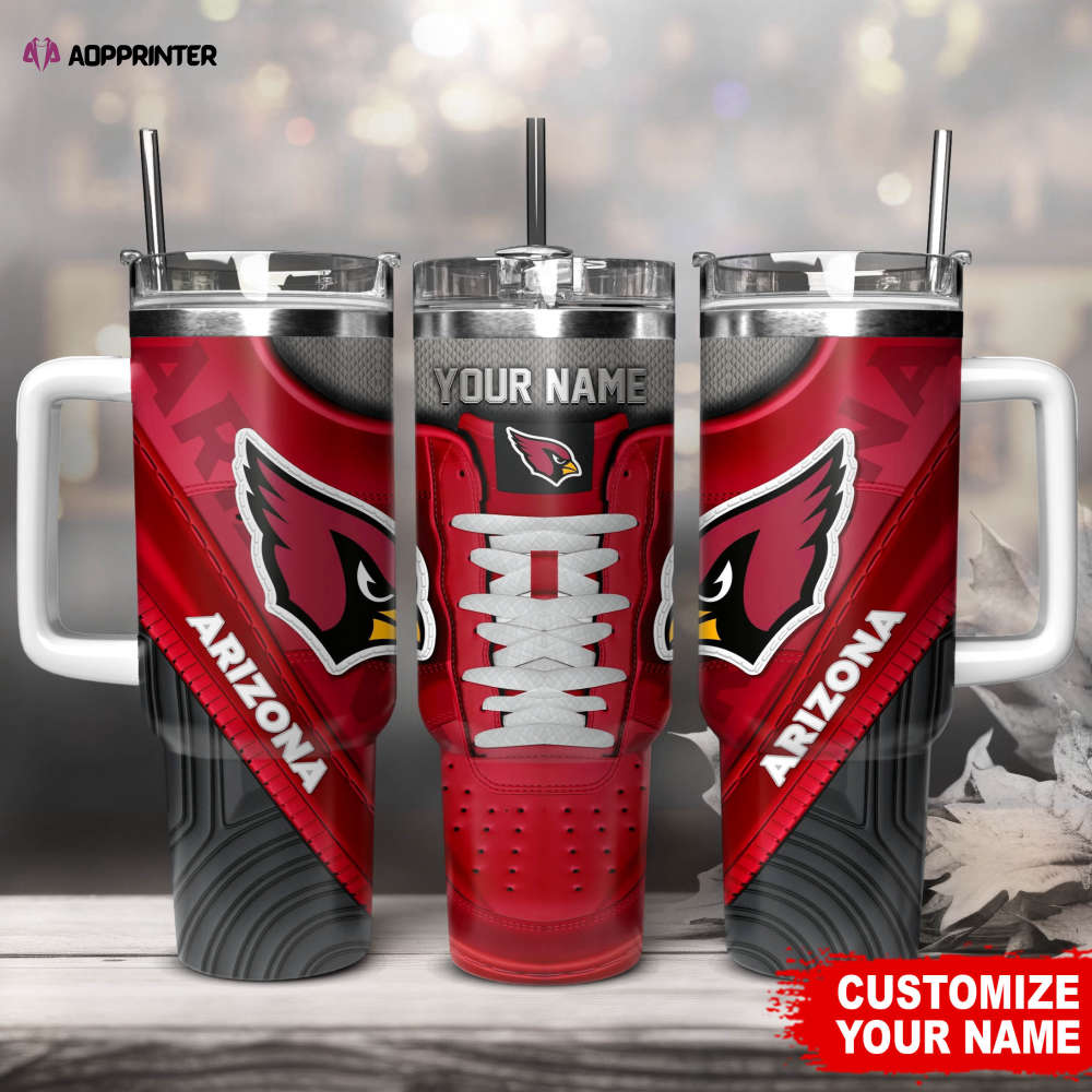 Arizona Cardinals Sneaker NFL Personalized Stanley Tumbler 40Oz Gift for Fans Arizona Cardinals Sneaker NFL Personalized Stanley Tumbler 40Oz Gift for Fans