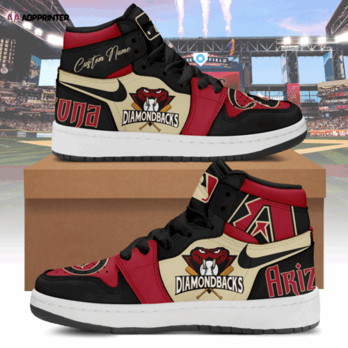 Cart 5 Arizona Diamondbacks Air Jordan 1 High Top Sneaker Custom For Fans Gifts