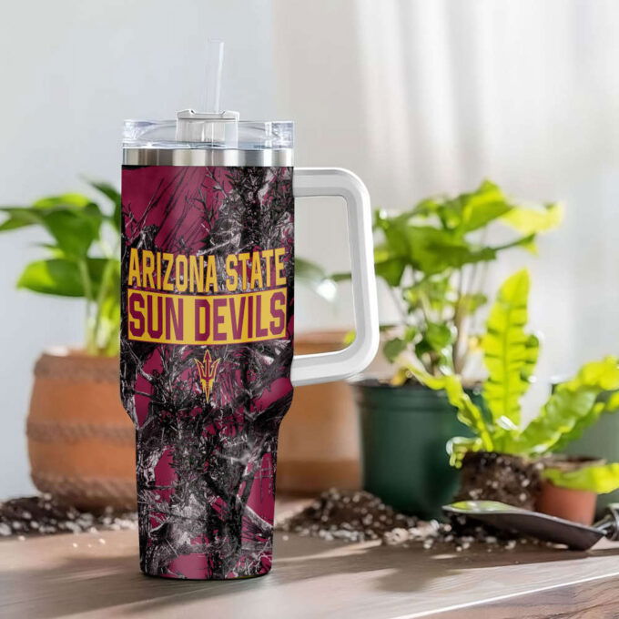 Arizona State Sun Devils NCAA Hunting Personalized Stanley Tumbler 40oz Gift for Fans