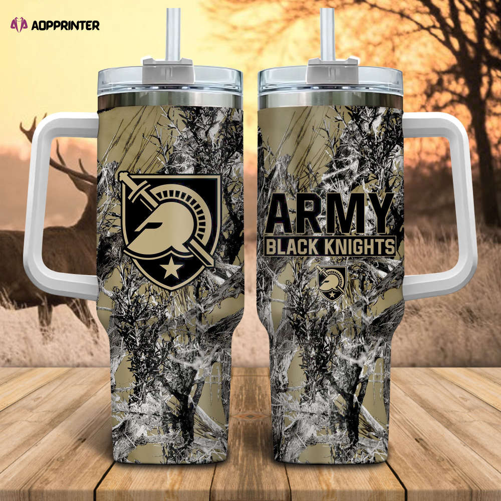 Army Black Knights NCAA Hunting Personalized Stanley Tumbler 40oz Gift for Fans Army Black Knights NCAA Hunting Personalized Stanley Tumbler 40oz Gift for Fans