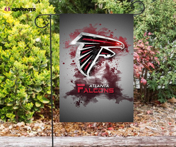 Atlanta Falcons Brush Splash Double Sided Printing Garden Flag Home Decor Gifts Atlanta Falcons Brush Splash Double Sided Printing Garden Flag Home Decor Gifts