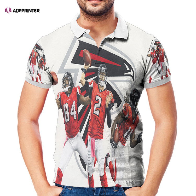 Atlanta Falcons Team5 3D Gift for Fans Polo Shirt Atlanta Falcons Team5 3D Gift for Fans Polo Shirt