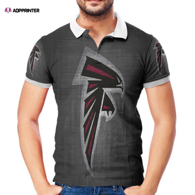 Atlanta Falcons Texture1 3D Gift for Fans Polo Shirt