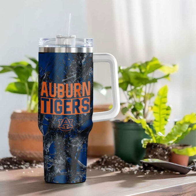 Auburn Tigers NCAA Hunting Personalized Stanley Tumbler 40oz Gift for Fans