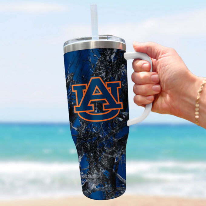 Auburn Tigers NCAA Hunting Personalized Stanley Tumbler 40oz Gift for Fans