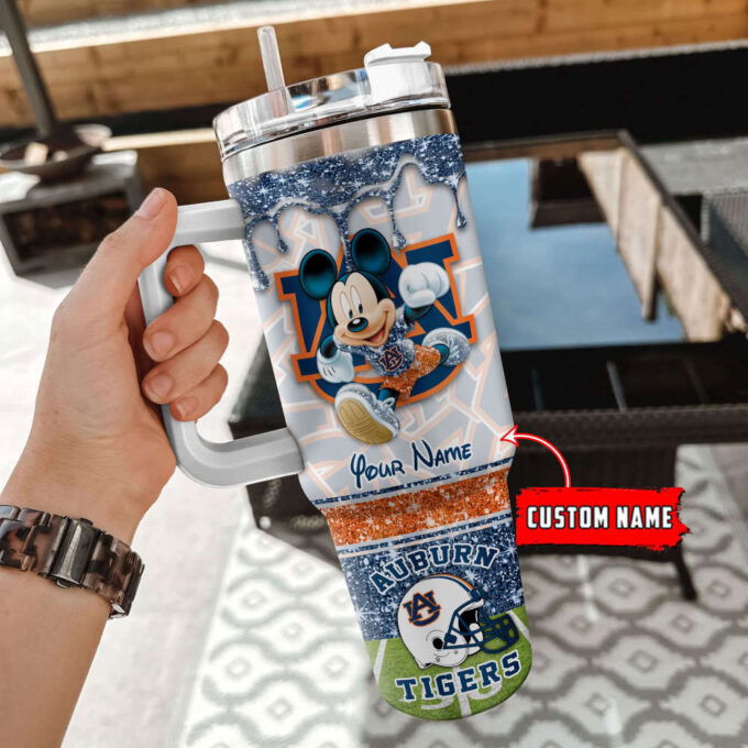 Auburn Tigers NCAA Style Personalized Stanley Tumbler 40oz Gift for Fans