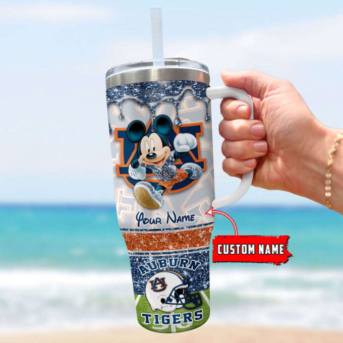 Auburn Tigers NCAA Style Personalized Stanley Tumbler 40oz Gift for Fans