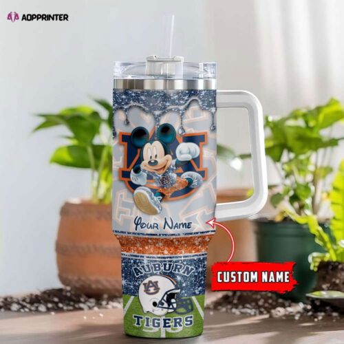 Cart 1 Auburn Tigers NCAA Style Personalized Stanley Tumbler 40oz Gift for Fans