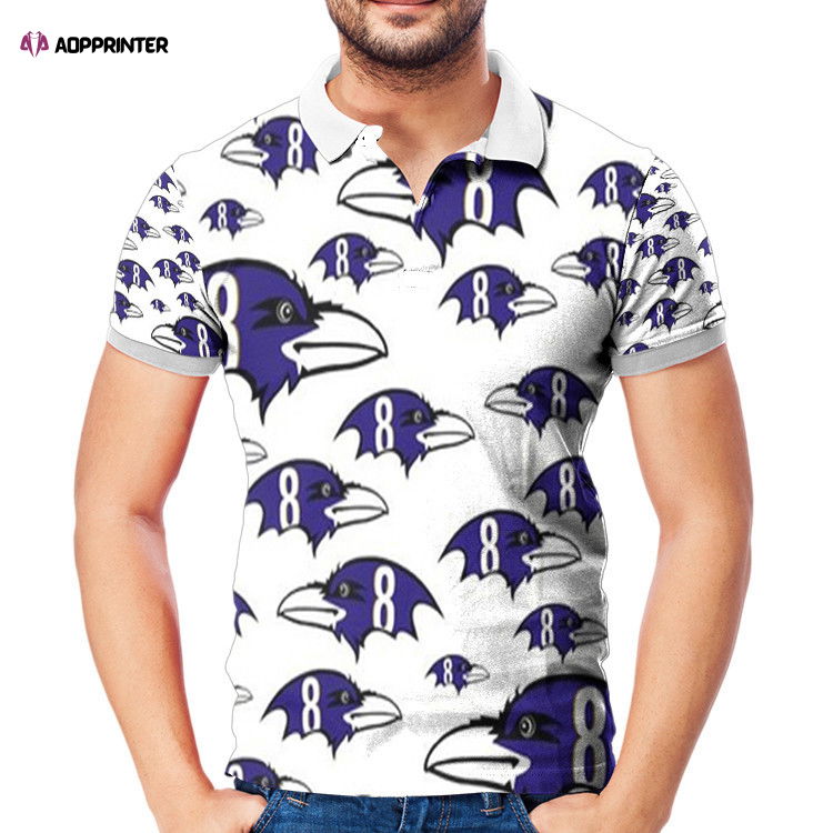 Baltimore Ravens Logo22 3D Gift for Fans Polo Shirt Baltimore Ravens Logo22 3D Gift for Fans Polo Shirt