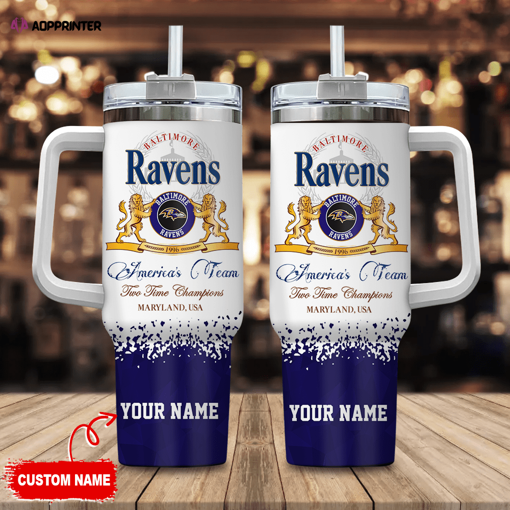 Baltimore Ravens Personalized NFL Champions Modelo 40oz Stanley Tumbler Gift for Fans Baltimore Ravens Personalized NFL Champions Modelo 40oz Stanley Tumbler Gift for Fans