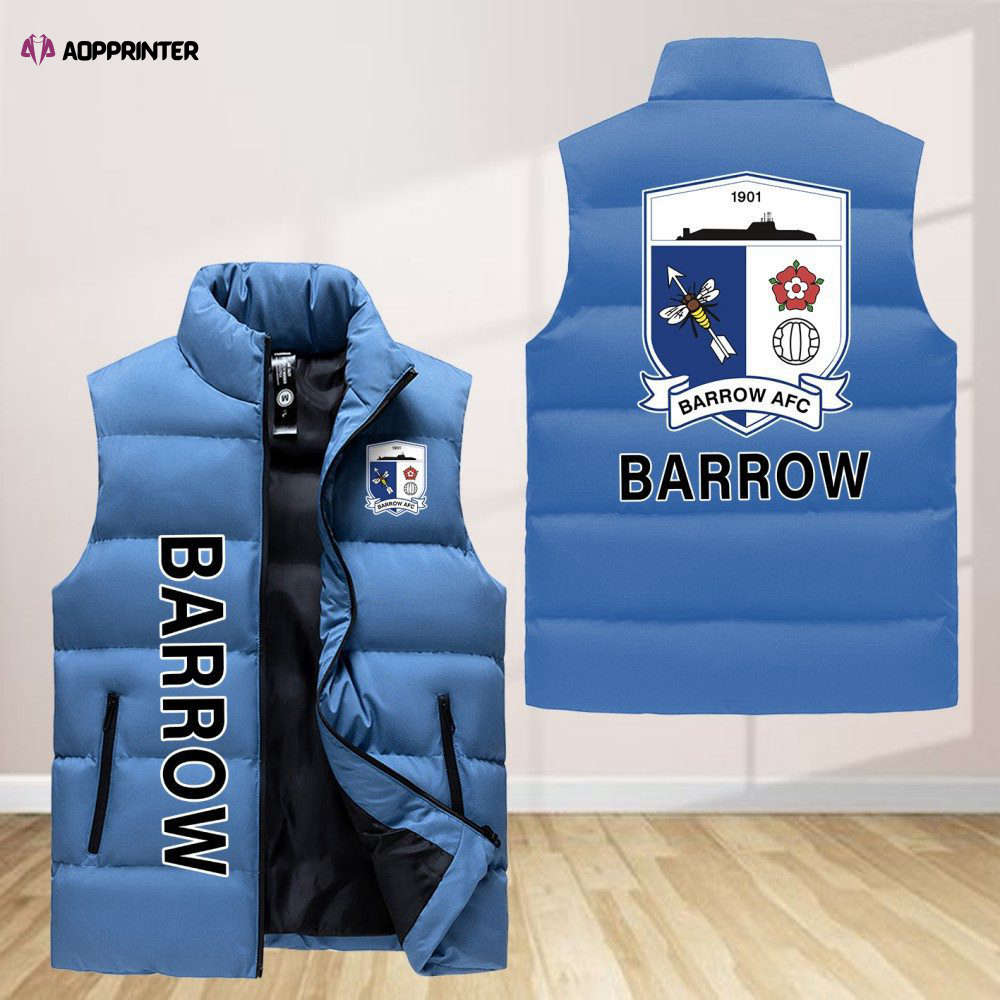 Barrow Afc Sleeveless Puffer Jacket Custom For Fans Gifts Barrow Afc Sleeveless Puffer Jacket Custom For Fans Gifts
