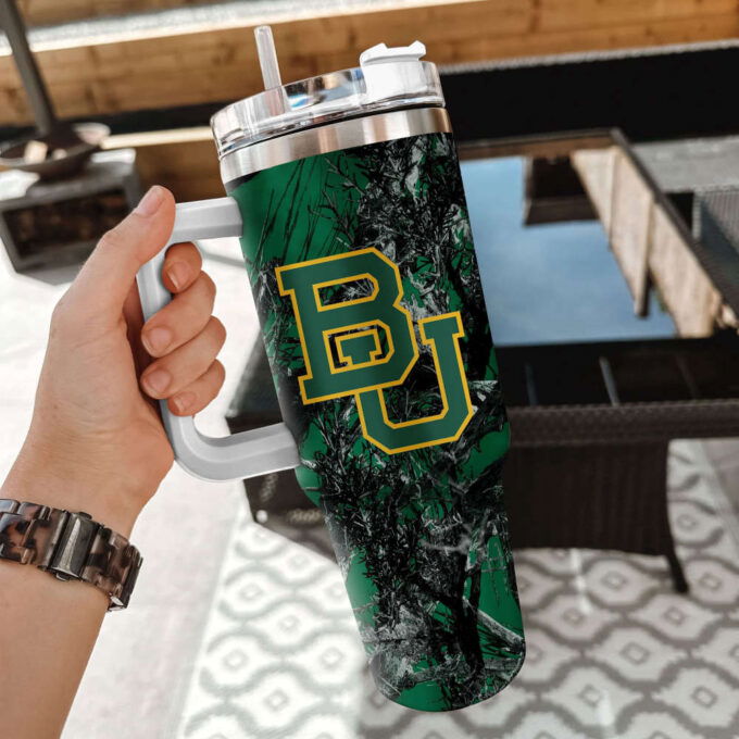 Baylor Bears NCAA Hunting Personalized Stanley Tumbler 40oz Gift for Fans