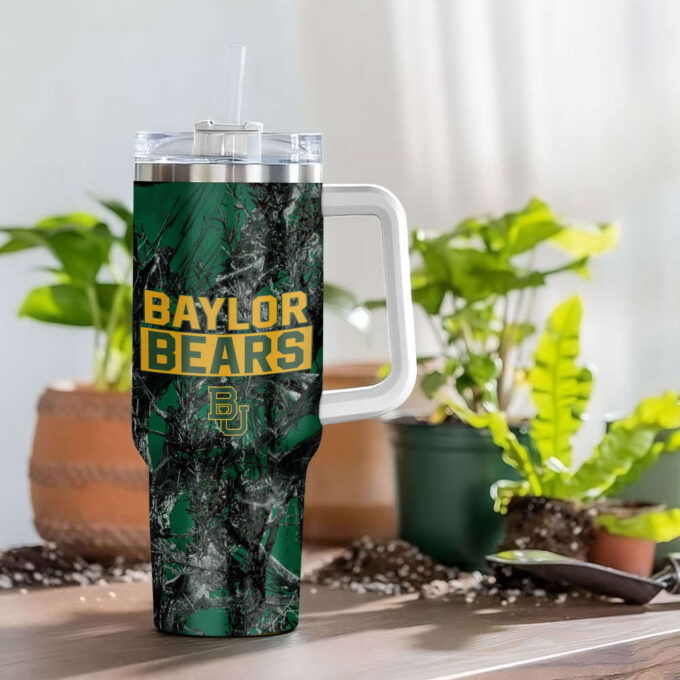 Baylor Bears NCAA Hunting Personalized Stanley Tumbler 40oz Gift for Fans