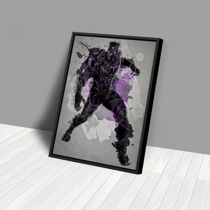 Black Panther Poster Marvel Comics Framed Wall Art Home Decor Canvas Print Artwork