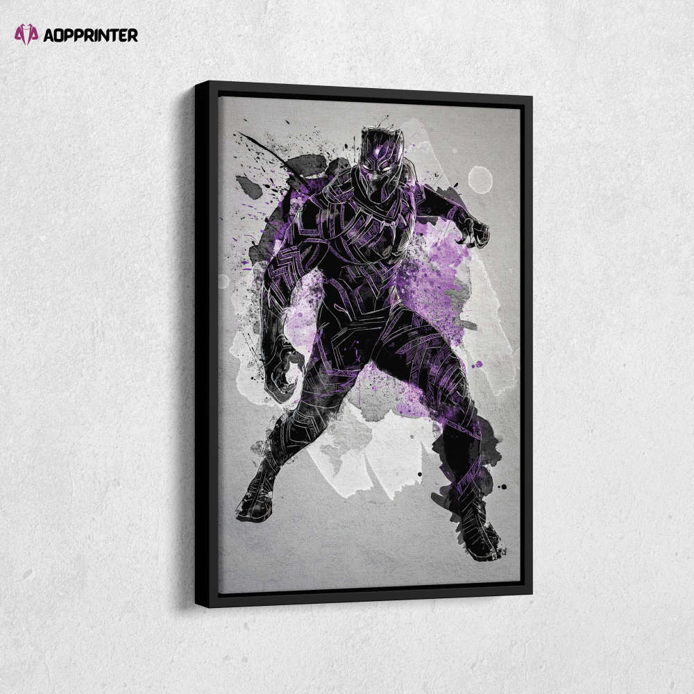 Black Panther Poster Marvel Comics Framed Wall Art Home Decor Canvas Print Artwork Black Panther Poster Marvel Comics Framed Wall Art Home Decor Canvas Print Artwork