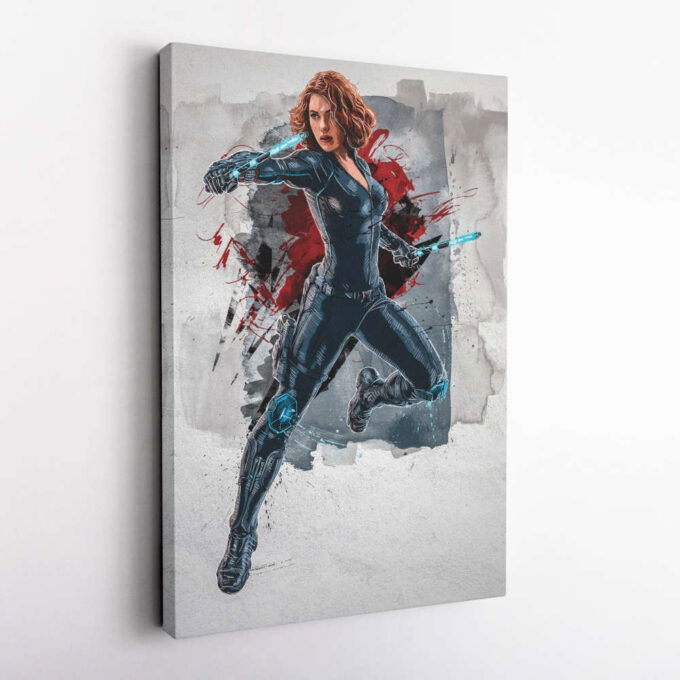 Black Widow Poster Marvel Comics Framed Wall Art Home Decor Canvas Print Artwork