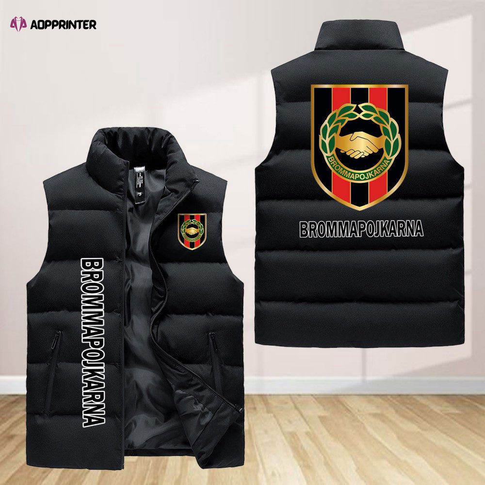 Brommapojkarna Sleeveless Puffer Jacket Custom For Fans Gifts Brommapojkarna Sleeveless Puffer Jacket Custom For Fans Gifts