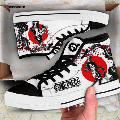 Cart 1 Brook High Top Shoes Japan Style For Fans One Piece Anime