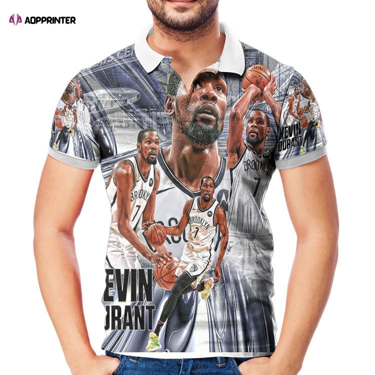 Brooklyn Nets Kevin Durant12 3D Gift for Fans Polo Shirt Brooklyn Nets Kevin Durant12 3D Gift for Fans Polo Shirt