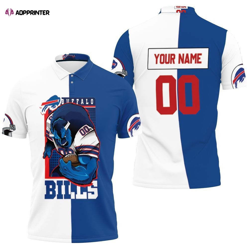 Buffalo Bills Mascot 2020 East Personalized 3D Gift for Fans Polo Shirt Buffalo Bills Mascot 2020 East Personalized 3D Gift for Fans Polo Shirt