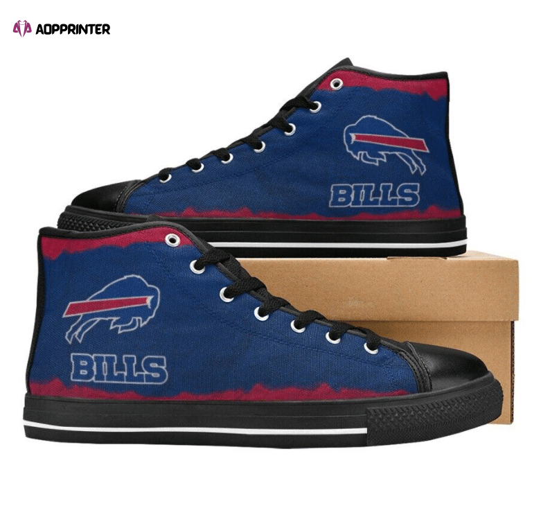 Buffalo Bills NFL Football Custom Canvas High Top Shoes Buffalo Bills NFL Football Custom Canvas High Top Shoes