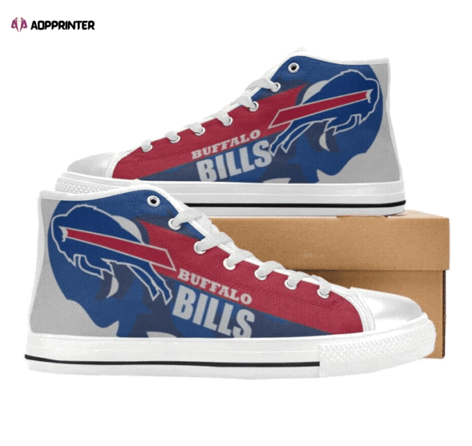 Buffalo Bills NFL Football Custom Canvas High Top Shoes