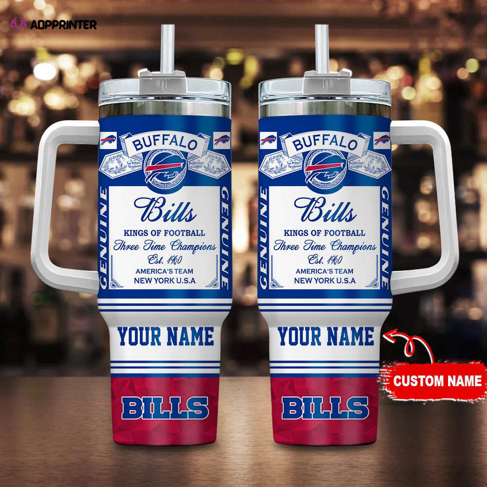Buffalo Bills NFL Kings of Football Personalized Stanley Tumbler 40Oz Gift for Fans Buffalo Bills NFL Kings of Football Personalized Stanley Tumbler 40Oz Gift for Fans