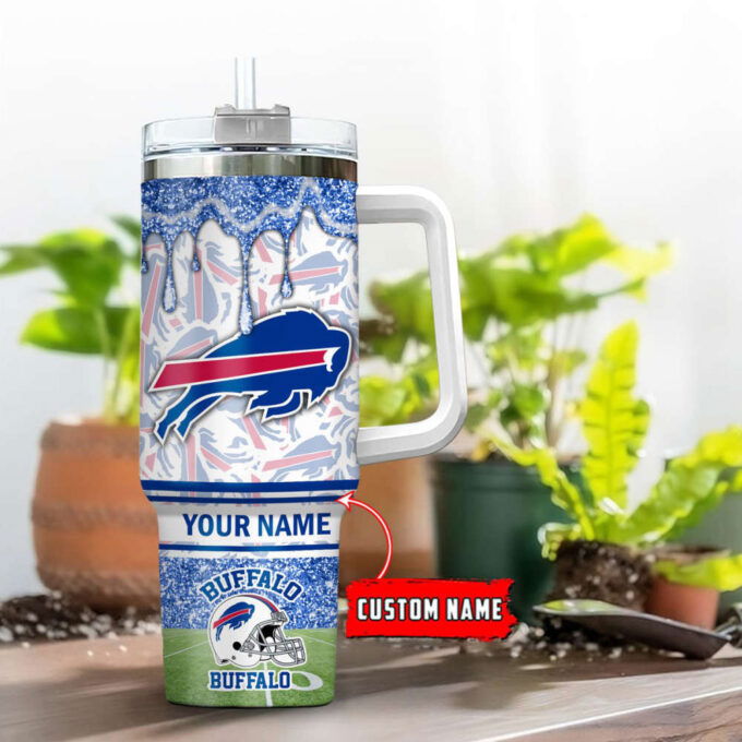 Buffalo Bills NFL Personalized Stanley Tumbler 40oz Gift for Fans