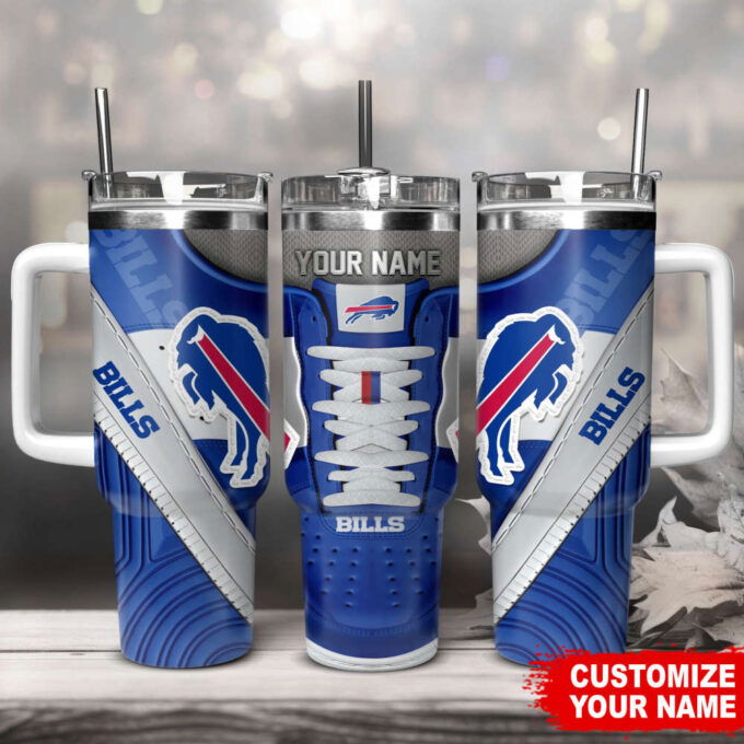 Buffalo Bills Sneaker NFL Personalized Stanley Tumbler 40Oz Gift for Fans